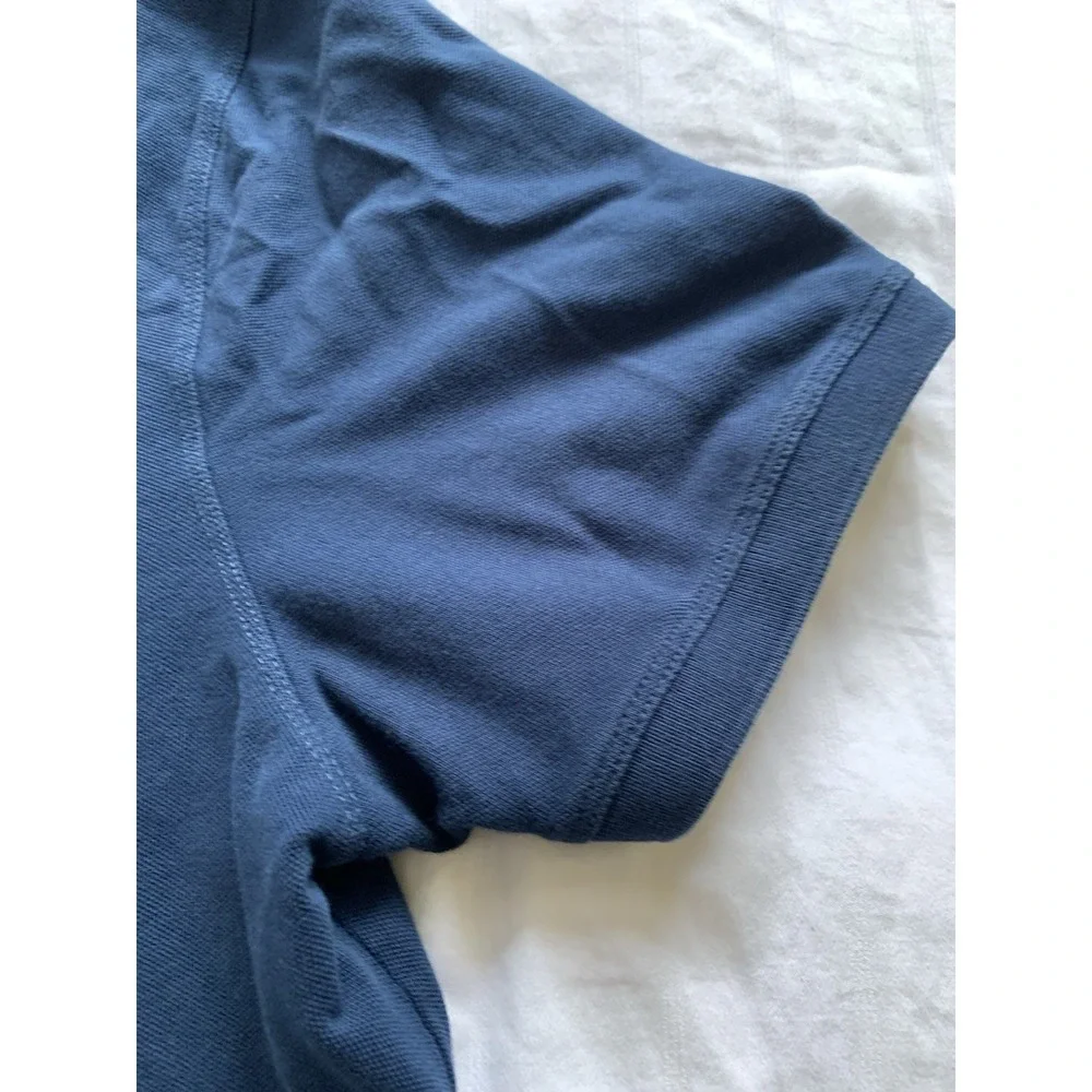 Banana Republic Polo Short Sleeve Shirt Men Large Blue